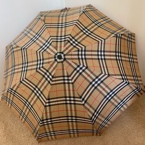 Burberry Compact Umbrella Classic Brown Plaid